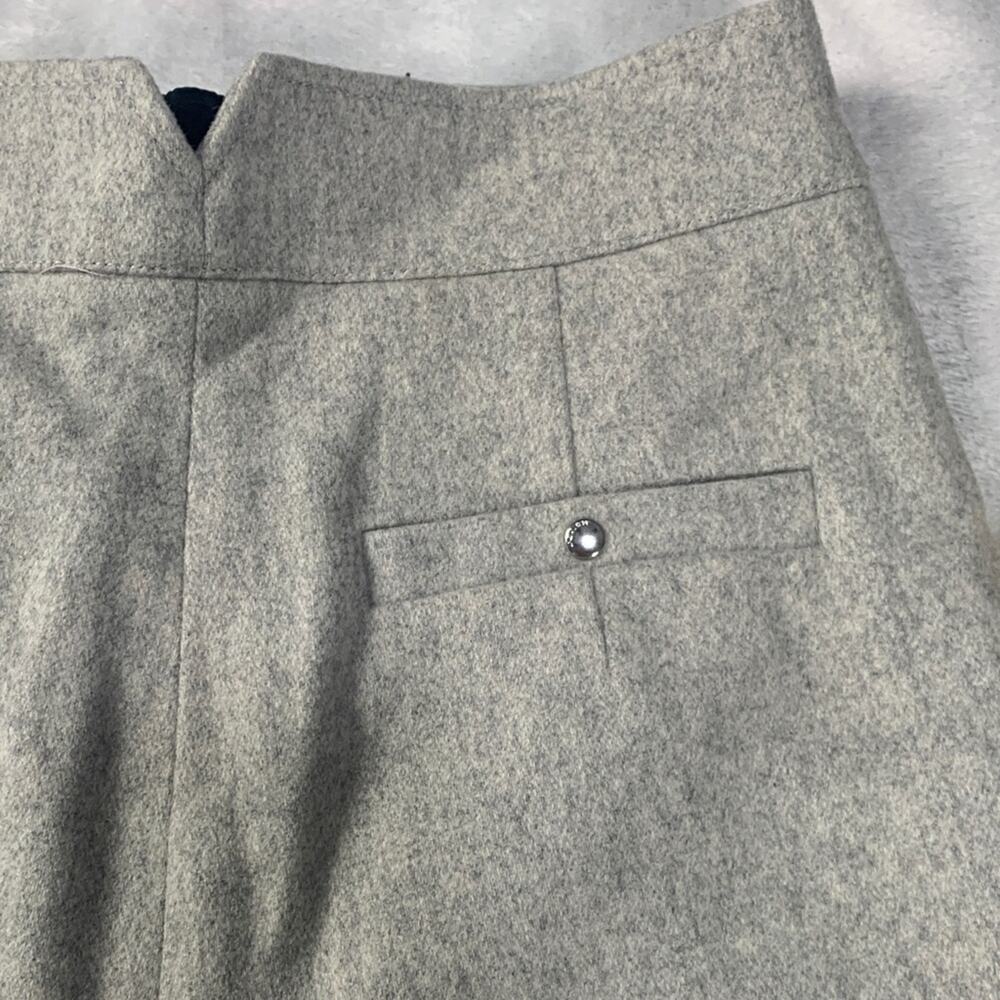 Coach size 4 high waist pleated front Gray Wool Pants nwot - Picture 13 of 13
